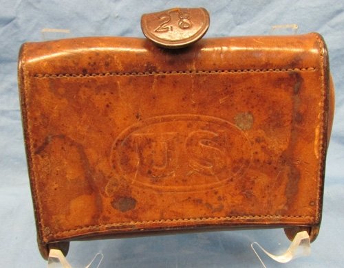  US 30/40 Krag, Brown Leather McKeever Cartridge Box, 1904 — image 3