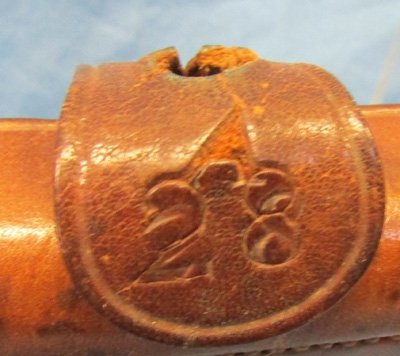  US 30/40 Krag, Brown Leather McKeever Cartridge Box, 1904 — image 4