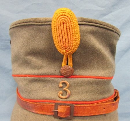  Dutch Early WWII, Artillery Officers Dress Shako — image 3