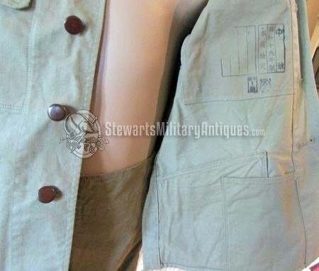  Japanese WWII Army NCO Issue 2nd Pattern Tropical Tunic & Breeches Set — image 10