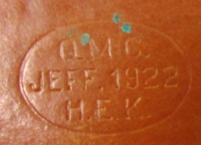  US Post WWI,  M1911 45 Leather Magazine Pouch, QMC 1922 — image 4
