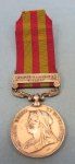 British India Medal 1895-1902, Punjab Frontier, Born Aurora Illinois