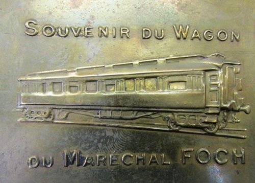 French WWI Trench Art Ashtray, Compiegne Railroad Car — image 3