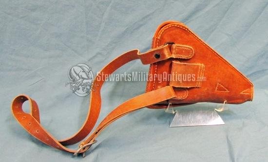  Japanese WWII Rubberized Canvas T-14 Holster & Shoulder Strap, Cleaning Rod & Firing Pin — image 5