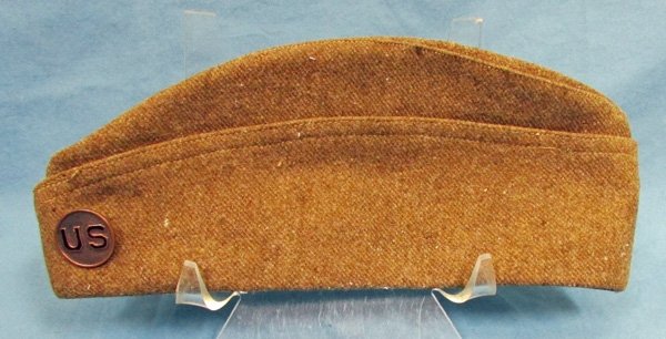  US WWI Wool Army Enlisted Overseas Hat, Size 7 — image 2