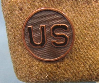  US WWI Wool Army Enlisted Overseas Hat, Size 7 — image 3