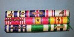US Vietnam War Theater Made 9 Place Ribbon Bar