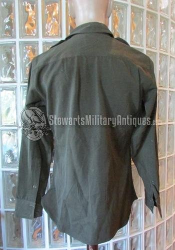  US WWII Army Air Corps Officer Dark Green Shirt — image 4