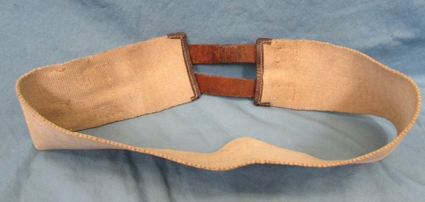  Japanese WWII Canvas & Leather Excersise Belt — image 3