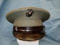 US WWII Pattern USMC EM Issue Visor Hat,