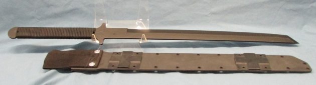  US Gulf War Era, Ontario Knife Company, Black Wind Katana — image 5