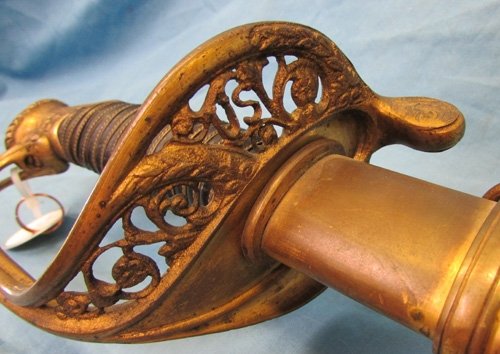  US Civil War, M1850 Staff & Field Officers Sword, Masonic Marked Blade — image 2