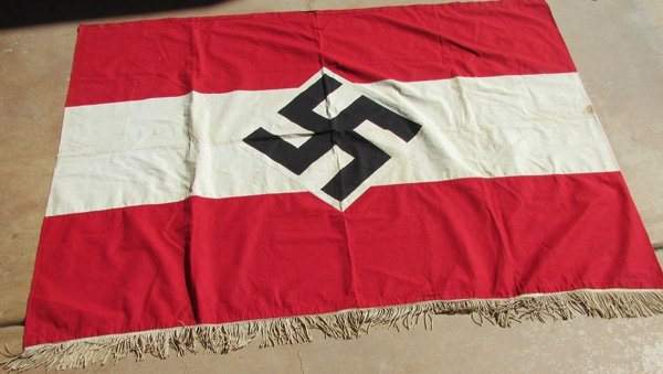  German WWII Hitler Youth Podium Flag, Large Size, 60x50 Inches — image 3