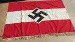 German WWII Hitler Youth Podium Flag, Large Size, 60x50 Inches