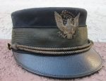 USUS M1895 Army Officers Forage Cap, Direct Embroidered Insignia, Named