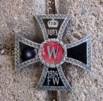 German Post WWI Veterans Association Badge, Screwback