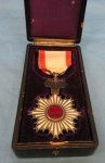 Japanese Order of the Rising Sun 6th Class, Cased