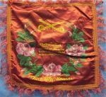 US WWII, Patriotic Pillow Cover, Fort Riley Kansas