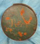 US Pre Civil War, Regiment of Artillery, Wooden Drum Canteen