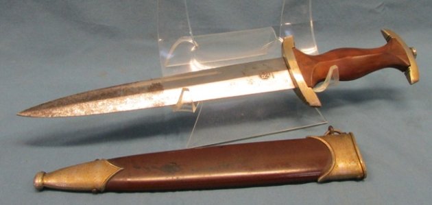  German WWII M1933 SA Enlisted Dagger, RZM M7/2, Emil Voos Mfg — image 2