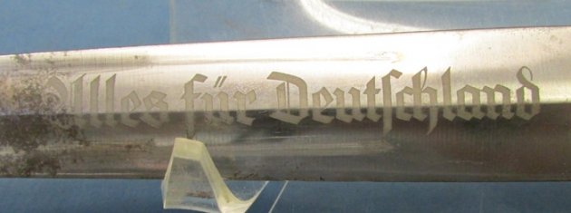  German WWII M1933 SA Enlisted Dagger, RZM M7/2, Emil Voos Mfg — image 6