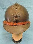 French WWI Adrian Infantry Helmet Complete