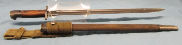  British M1907 Enfield Bayonet & Scabbard, South African Issue — image 4