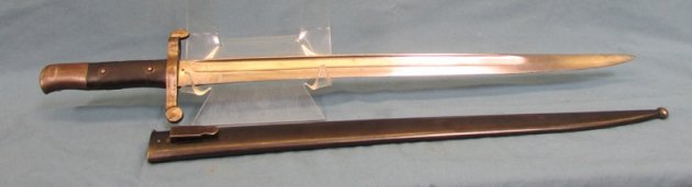  Portuguese M1886 Kropatschek Bayonet & Scabbard, Austrian Mfg. — image 4