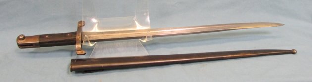  Portuguese M1886 Kropatschek Bayonet & Scabbard, Austrian Mfg. — image 7