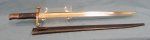 Portuguese M1886 Kropatschek Bayonet & Scabbard, Austrian Mfg.