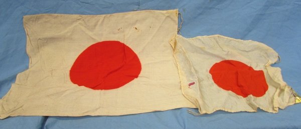  Japanese WWII Flag Lot, Small Size — image 3