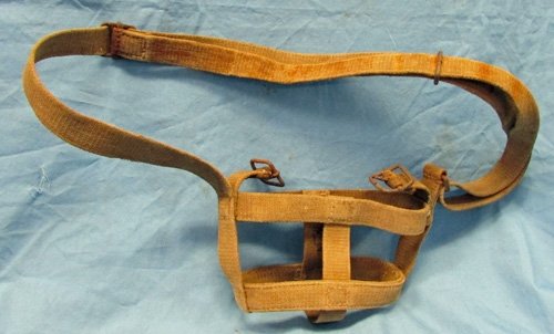  Japanese WWII EM Army Canvas Canteen Harness — image 3