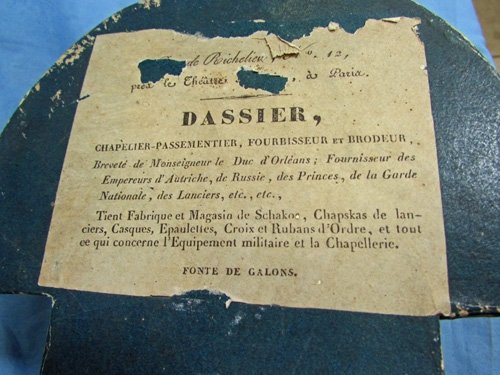  French Ca 1830, Cased Officer Epaulettes — image 2