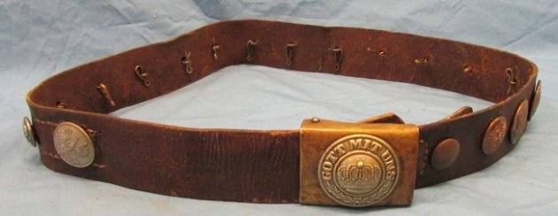  German WWI Hate. Belt Prussian Enlisted Buckle — image 3
