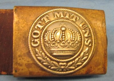  German WWI Hate. Belt Prussian Enlisted Buckle — image 4