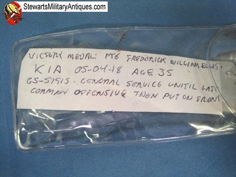  British WWI Victory Medal, Casualty, KIA, Royal Fusiliers, Ellis GS-57915 — image 4