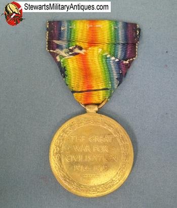  British WWI Victory Medal, Casualty, KIA, Royal Fusiliers, Ellis GS-57915 — image 5