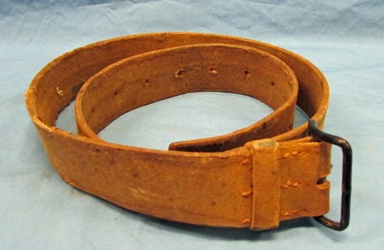  Japanese WWII Riflemans Rubberized Canvas Belt — image 3