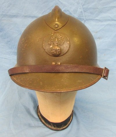  French WWII M1926m Adrian Helmet, Complete — image 3