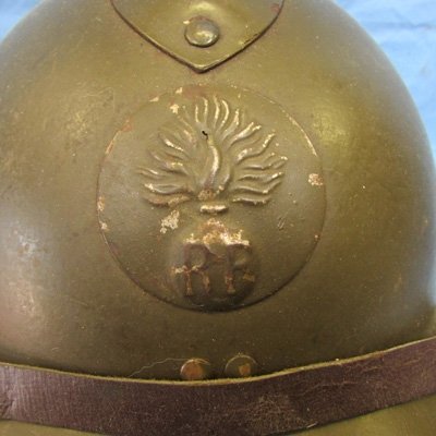  French WWII M1926m Adrian Helmet, Complete — image 4
