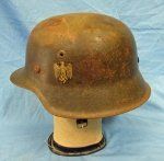  German WWII M1942 Army Steel Helmet & Liner
