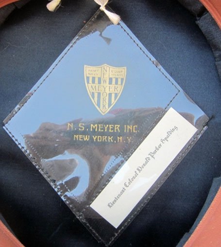 US WWII Identified Army Infantry Officer Dress Hat, Colonel, Infantry — image 5