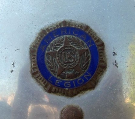 US Pre WWII 1920's-1940's American Legion Parade Helmet, Polished Aluminum — image 3