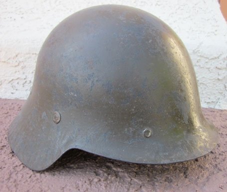 Spanish M1934 Steel Helmet, Elbar, Complete. Spanish Civil War Era — image 2