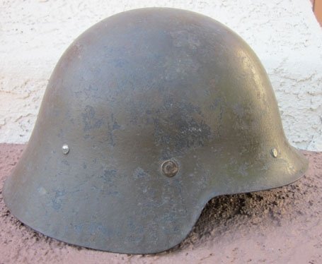 Spanish M1934 Steel Helmet, Elbar, Complete. Spanish Civil War Era — image 3