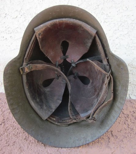 Spanish M1934 Steel Helmet, Elbar, Complete. Spanish Civil War Era — image 4