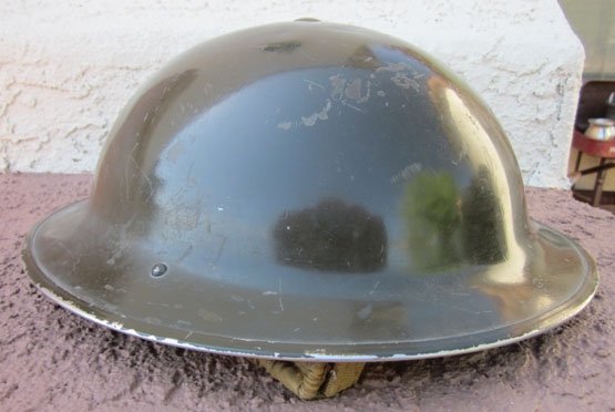 British WWII Tommy Helmet, Canadian Manufacture, C.L./C. 1942 — image 2