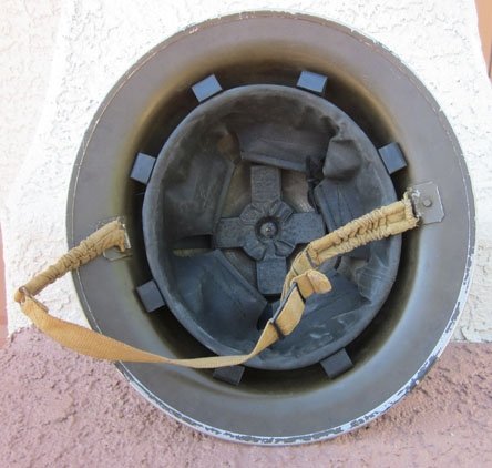 British WWII Tommy Helmet, Canadian Manufacture, C.L./C. 1942 — image 3