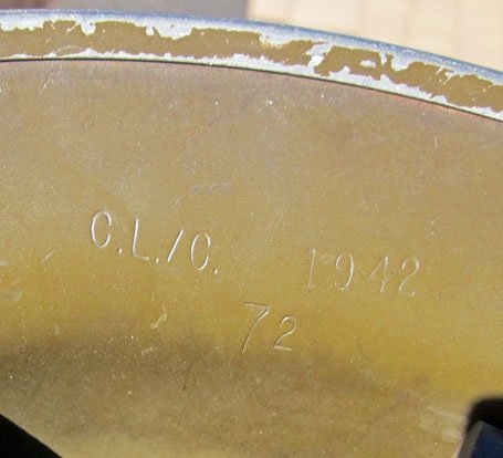 British WWII Tommy Helmet, Canadian Manufacture, C.L./C. 1942 — image 4