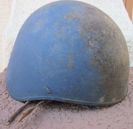 US WWII Navy Talker Helmet, Original paint — image 2